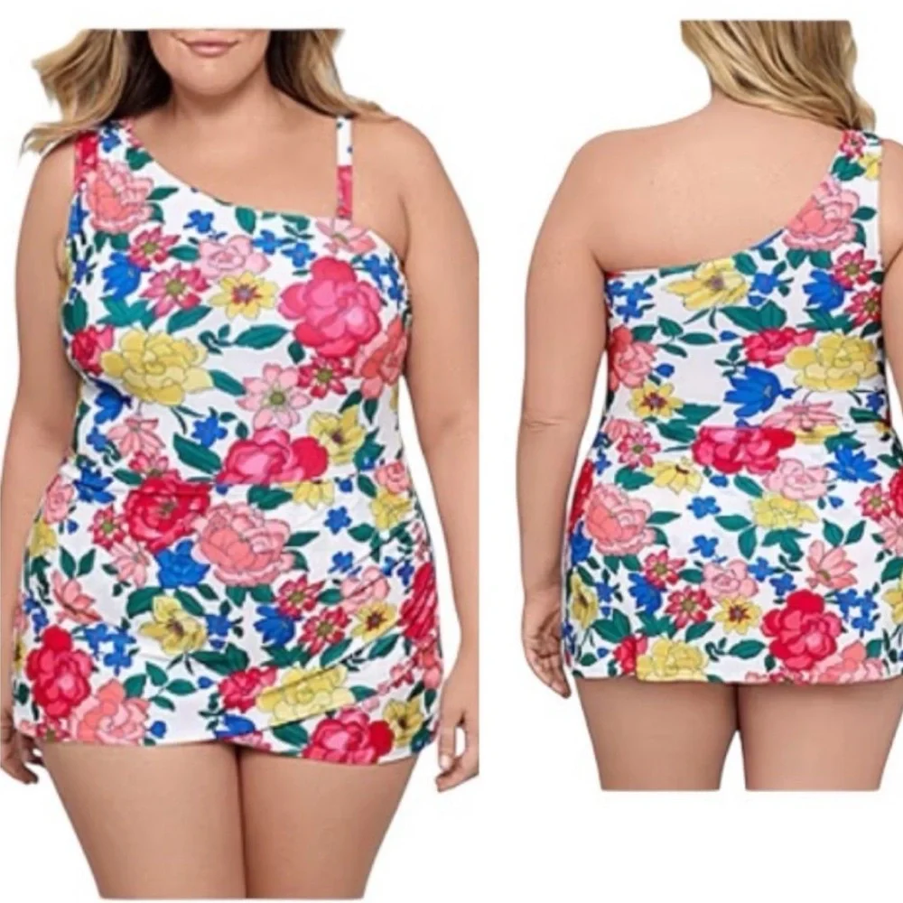Liz Claiborne Swim Dress- Size 12